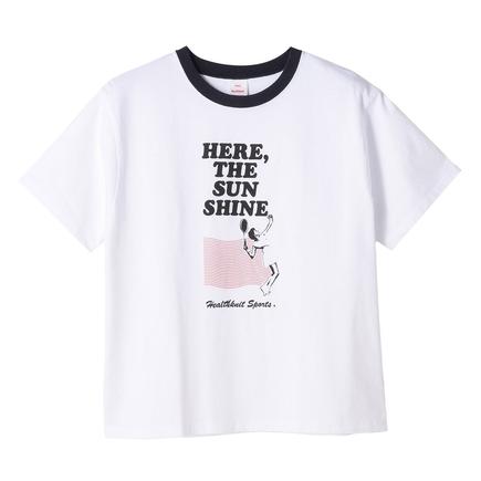 Healthknit S/S プリントリンガーTシャツ
