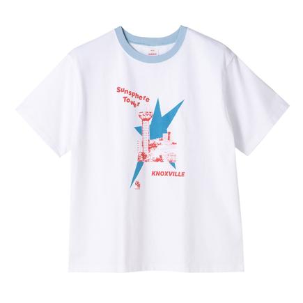 Healthknit S/S プリントリンガーTシャツ