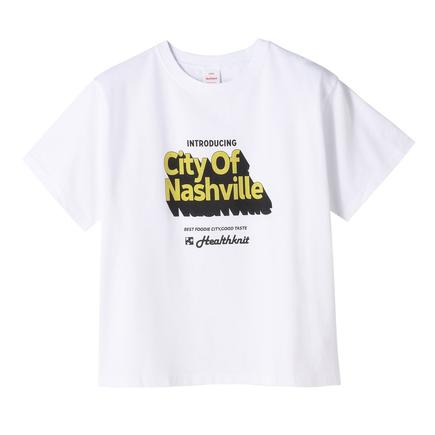 Healthknit プリント S/S Tシャツ