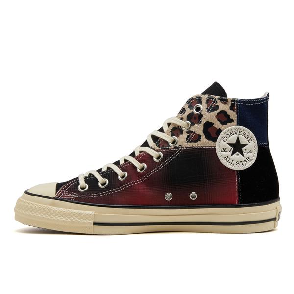 CONVERSE オールスター エイジド マテリアルブロック HI マルチカラー 25.5cm