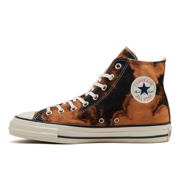 CONVERSE オールスター エイジド ブリーチドキャンバス HI ブラック 25.5cm