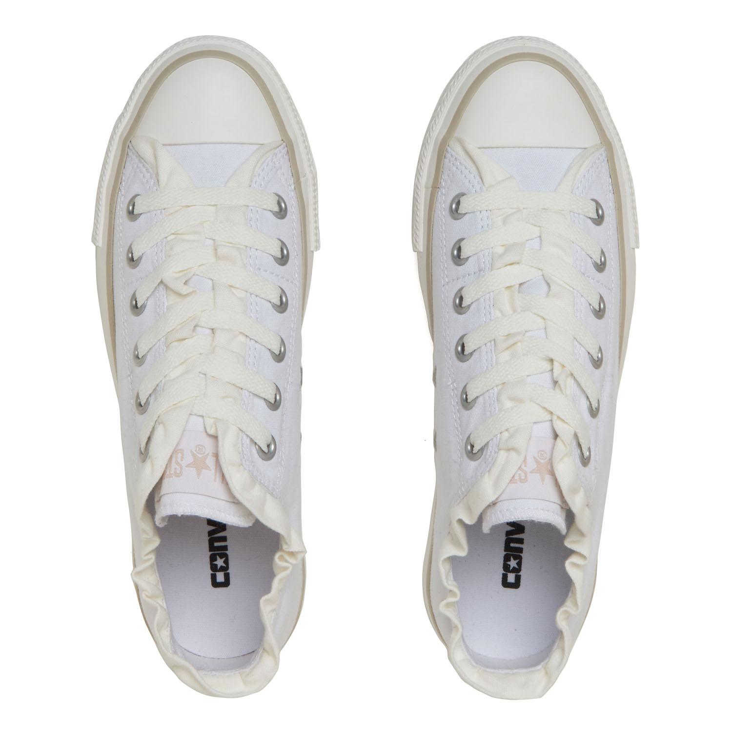 レディース 【CONVERSE】 AS PLTS FRILLSLIP OX PURE W 国内発送 CONVERSE コンバース ALL STAR PLTS FRILLSLIP OX オールスター