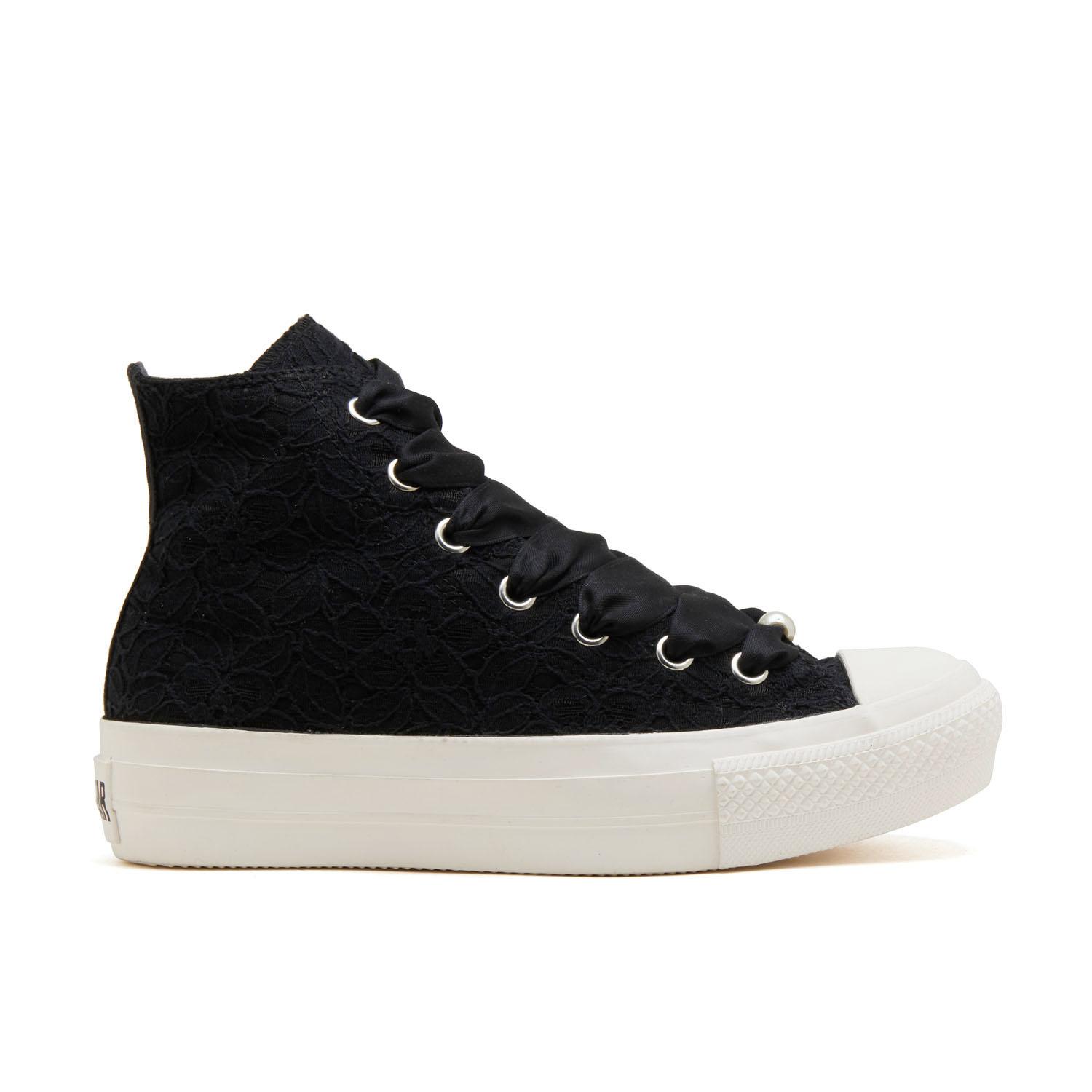 コンバース ALL STAR PLTS レース HI バレエコア レースとリボン コンバース CONVERSE 【厚底】ALL STAR PLTS LACE HI