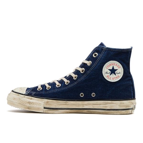 CONVERSE オールスター エイジド フェイデッドデニム AG HI ブルー 25cm