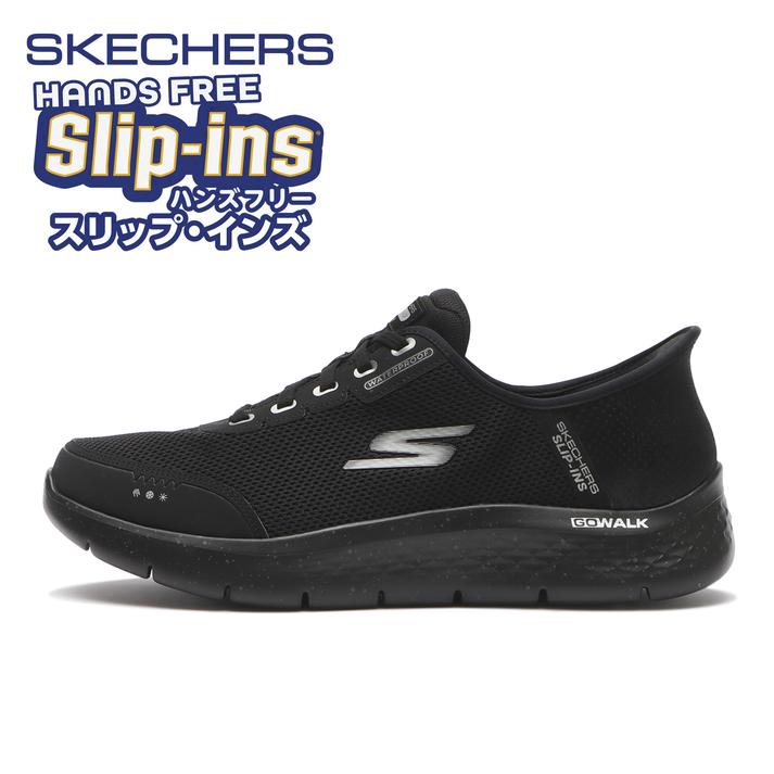 yz ySKECHERSz XPb`[Y GO WALK FLEX - WATERPROOF S[EH[NtbNX_EH[^[v[t 216330 BBK 29cm