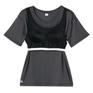  BILLABONG BILLABONG W's S/S Utility Bra Cup Rib Tee画像9