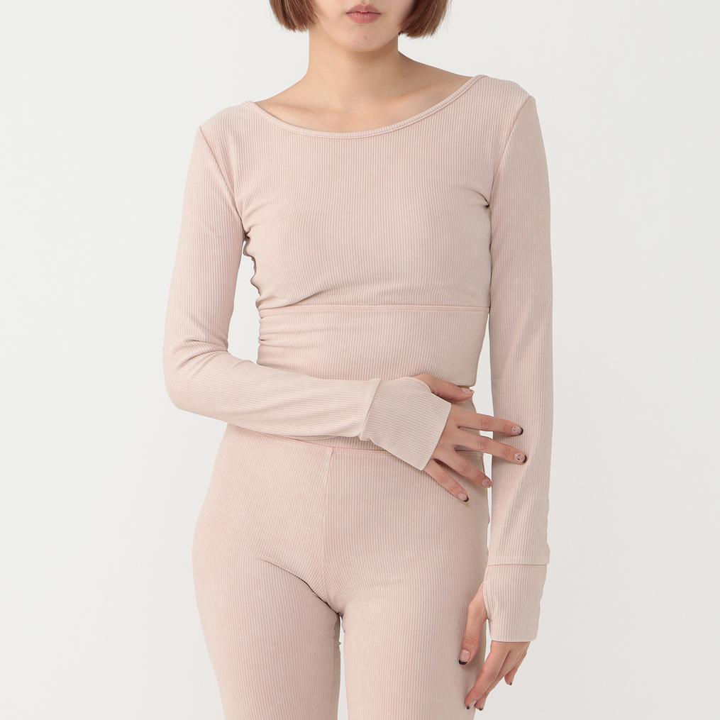  BILLABONG BILLABONG W's L/S Active Rib Bra Tee画像1