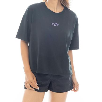 BILLABONG コットンライクラッシュクロップドTシャツ