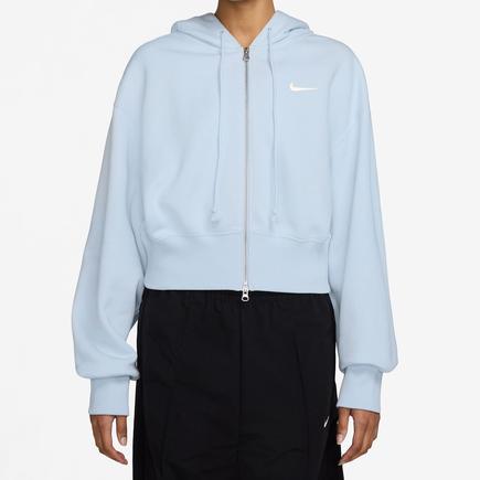 NIKE NSWフェニックスフリースルーズクロップドFZパーカー