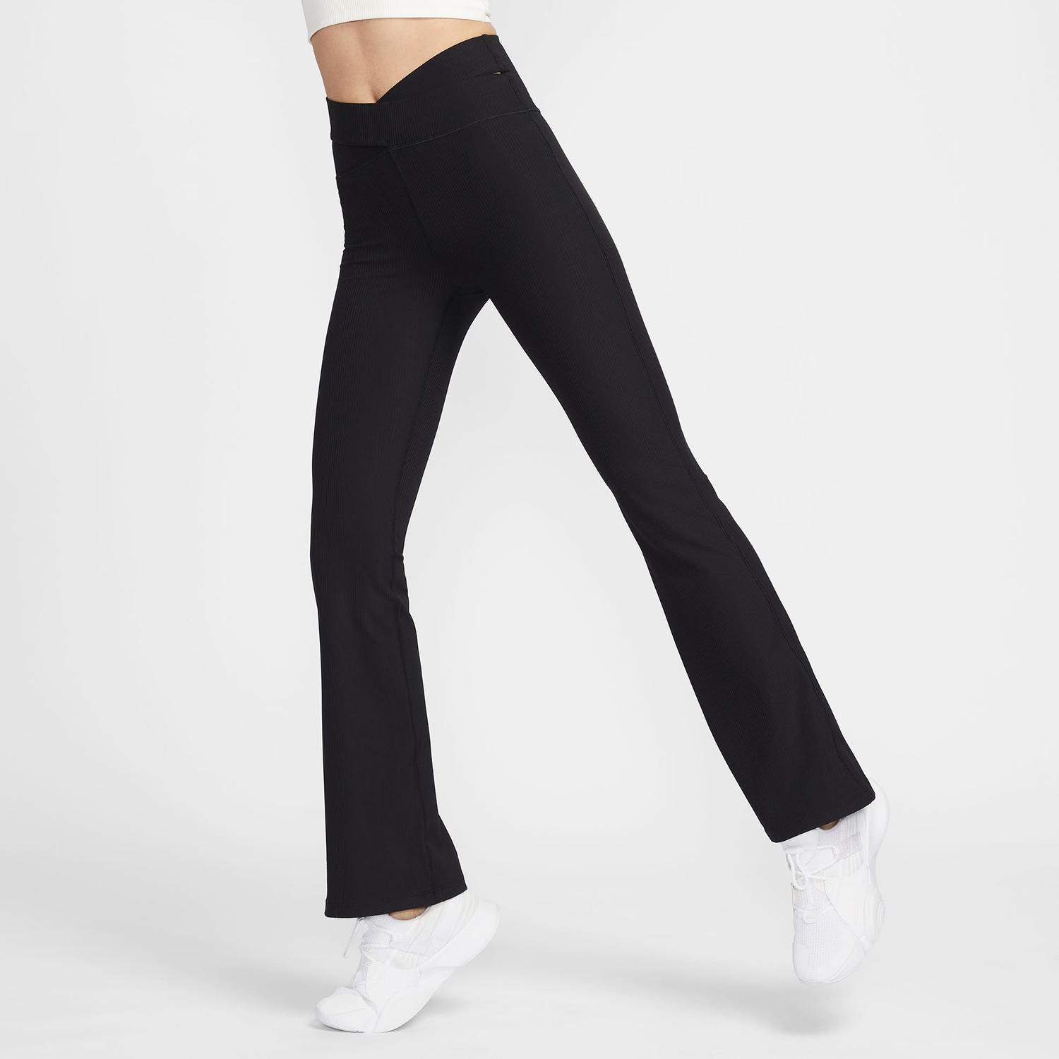 NIKE NIKE Zenby Rib Gentlesupport High Waist Flare Leggings
