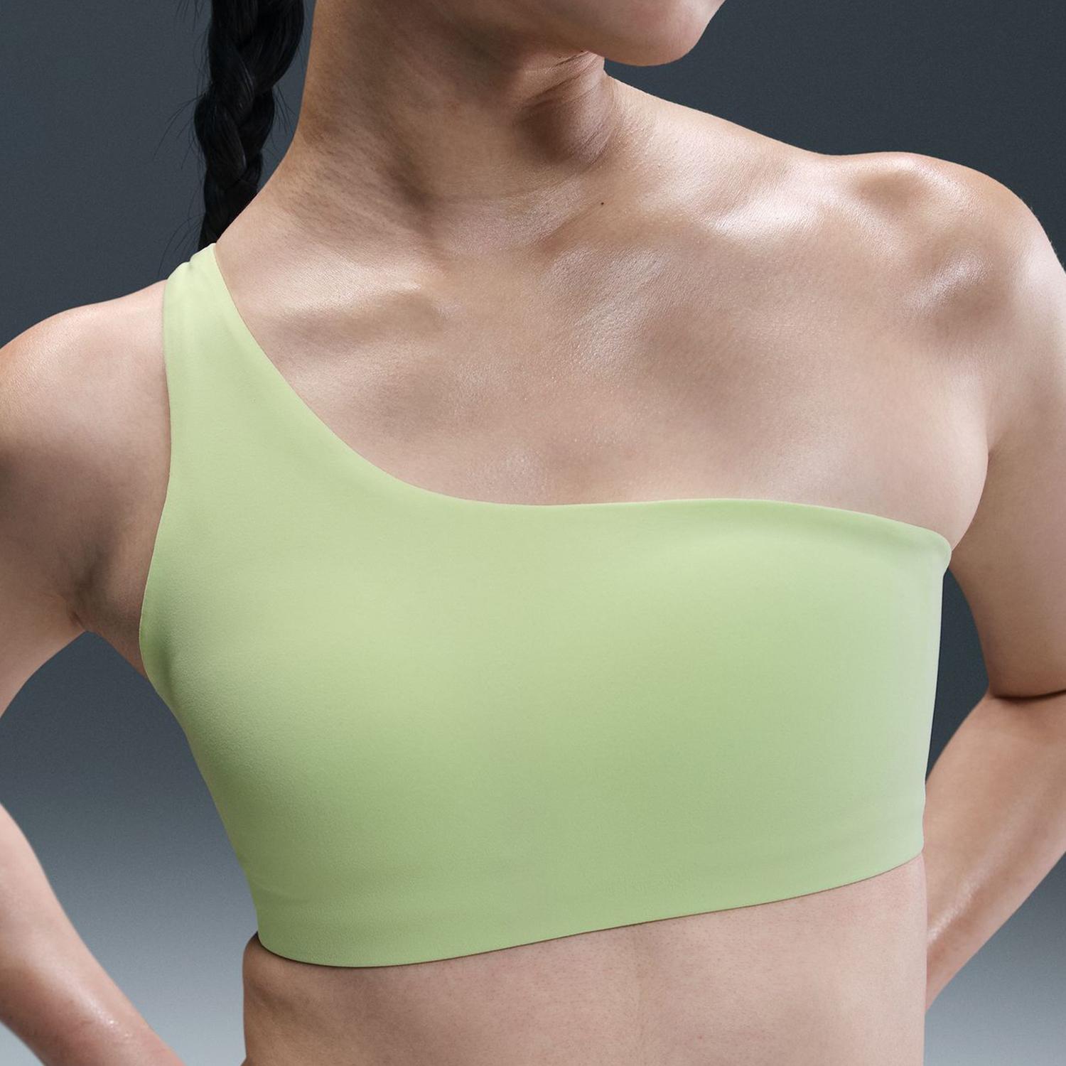 NIKE NIKE Zenvy Asymmetrical Lightsupport Padded Sports Bra
