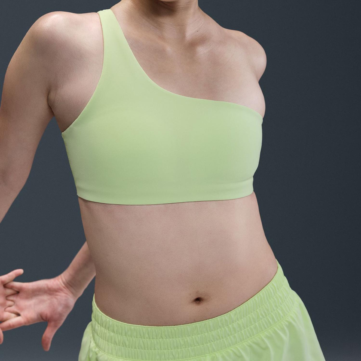 NIKE NIKE Zenvy Asymmetrical Lightsupport Padded Sports Bra