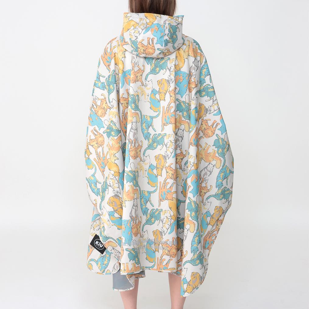 モデル：161㎝ / 着用サイズ：F KiU KIU Rainponcho 2nd画像3