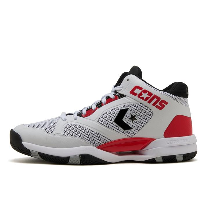 yz yCONVERSEz Ro[X CONS ACCELERATOR MID RY ANZ[^[ MID 33500400 WHITE/RED 10(28cm)