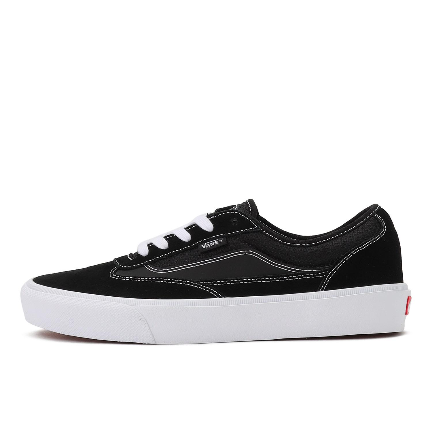 Vans Pop Cush スニーカー 黒/白　23.5㌢ バンズ オーセンティック キャンバス スニーカー 黒 白 ブラック