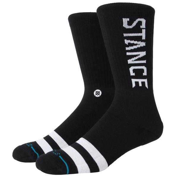 STANCE SOCKS OG トーキョー クルー ブラック L