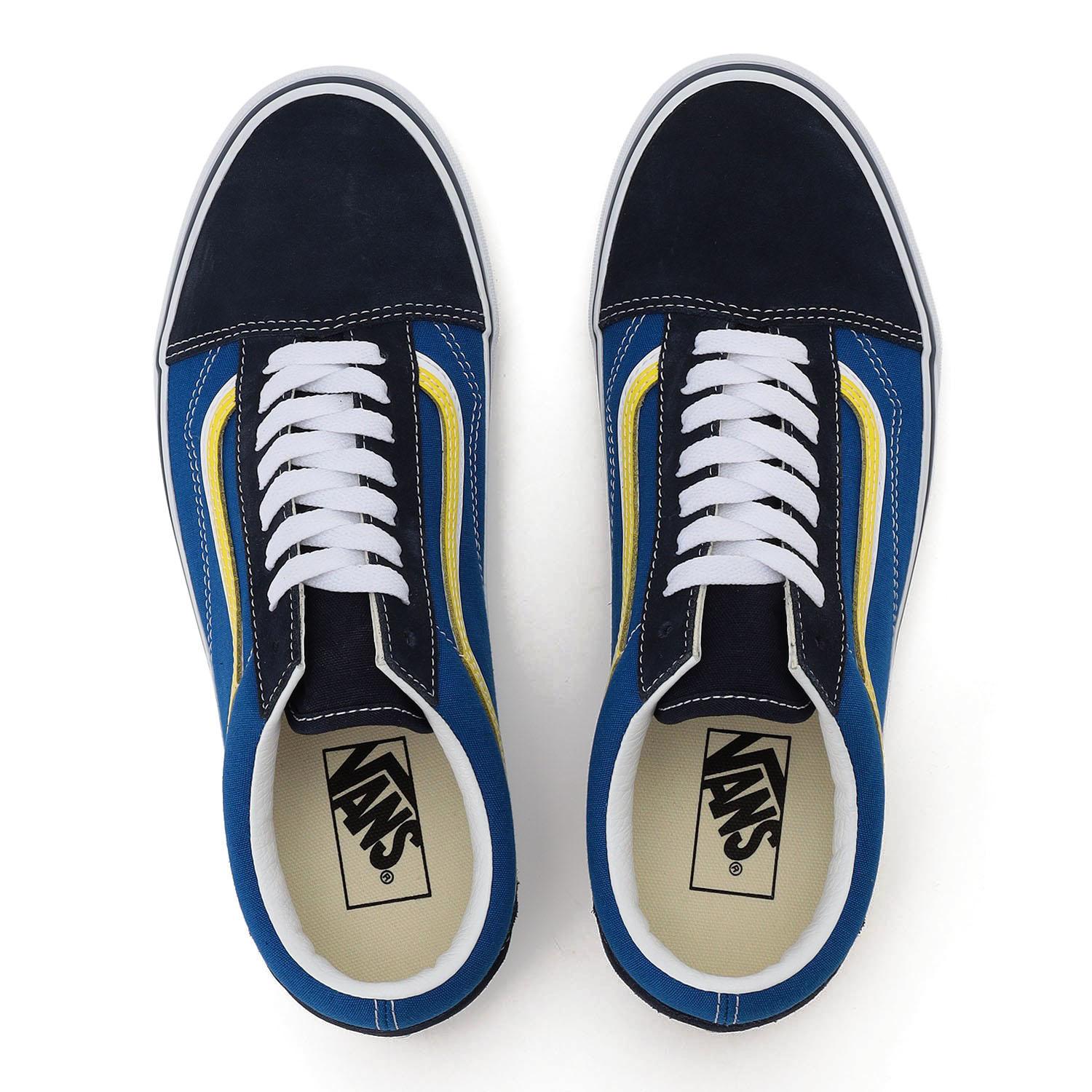 希少カラー VANS バンズ オールドスクール 青/黄 VANS】 ヴァンズ OLD SKOOL DS オールドスクール DS VN000EG8BYL *BLUE