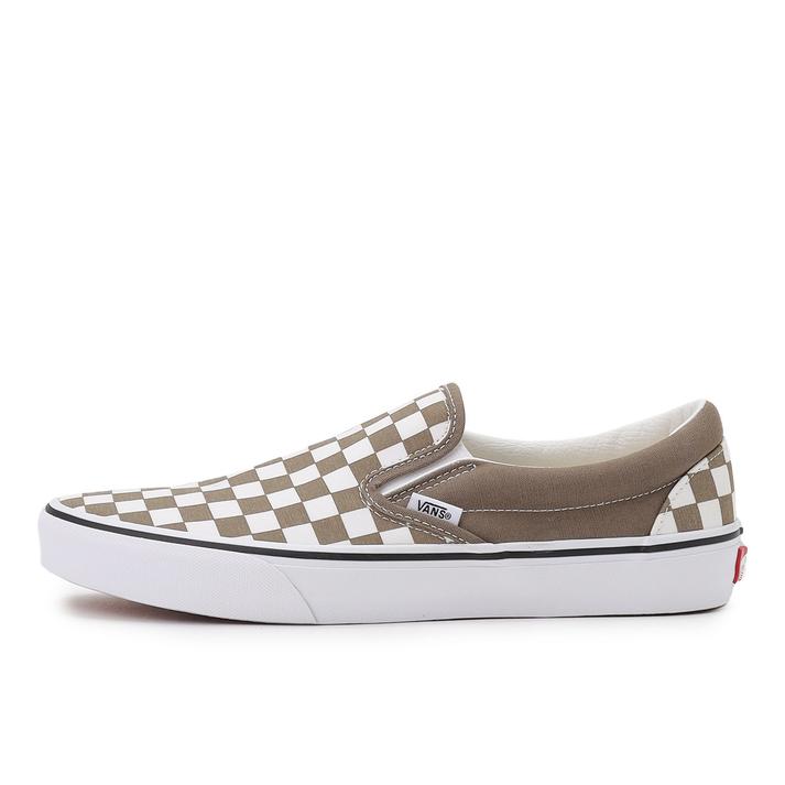 yz yVANSz @Y CLASSIC SLIP-ON Xb| VN000BVZ1NU CHECK WALNUT 13(31cm)