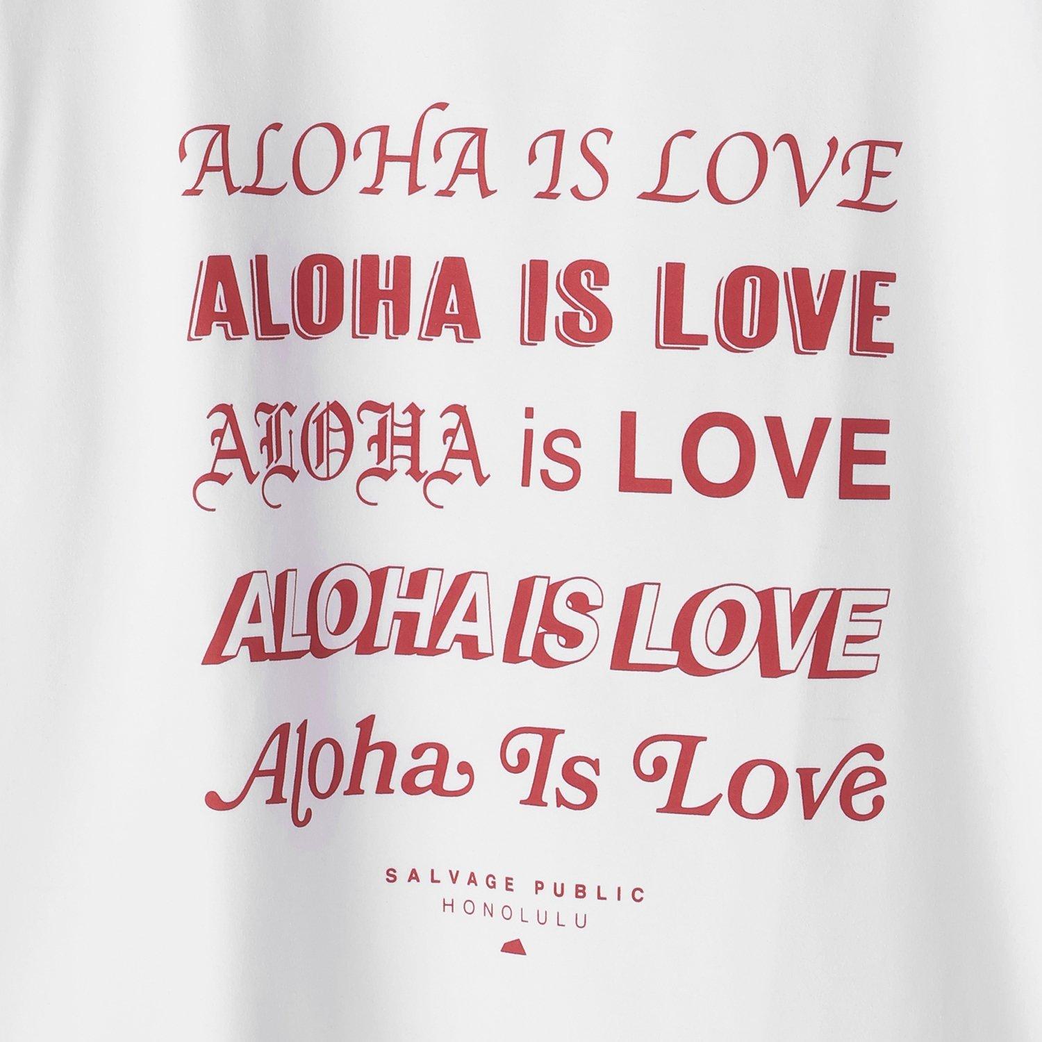 SALVAGE PUBLIC SALVAGE PUBLIC Aloha is Love Surf Tee OSHMAN'S SMU