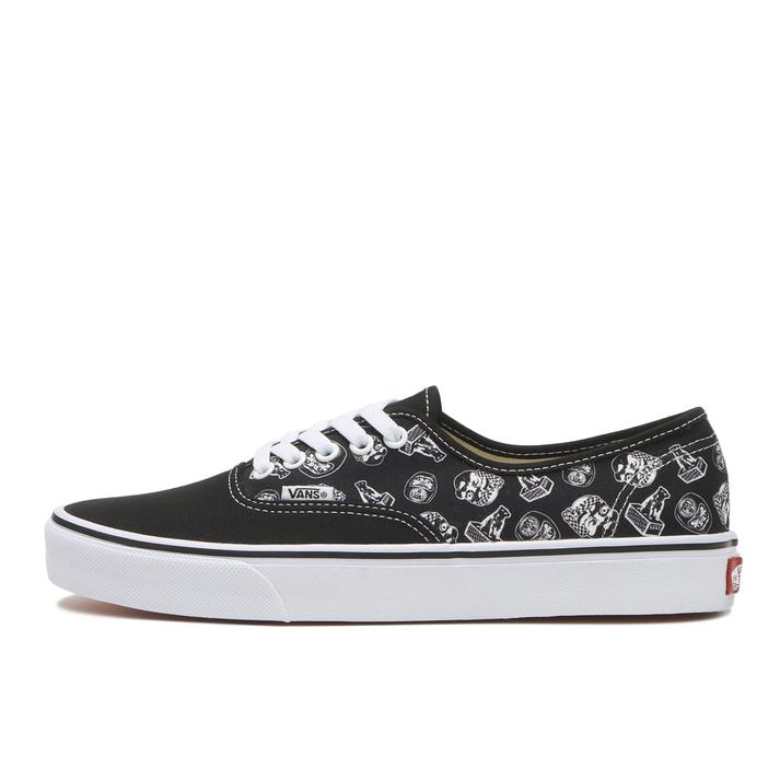 yz yVANSz @Y AUTHENTIC I[ZeBbN V44CF JP.PTN BLACK/WHITE 9(27cm)