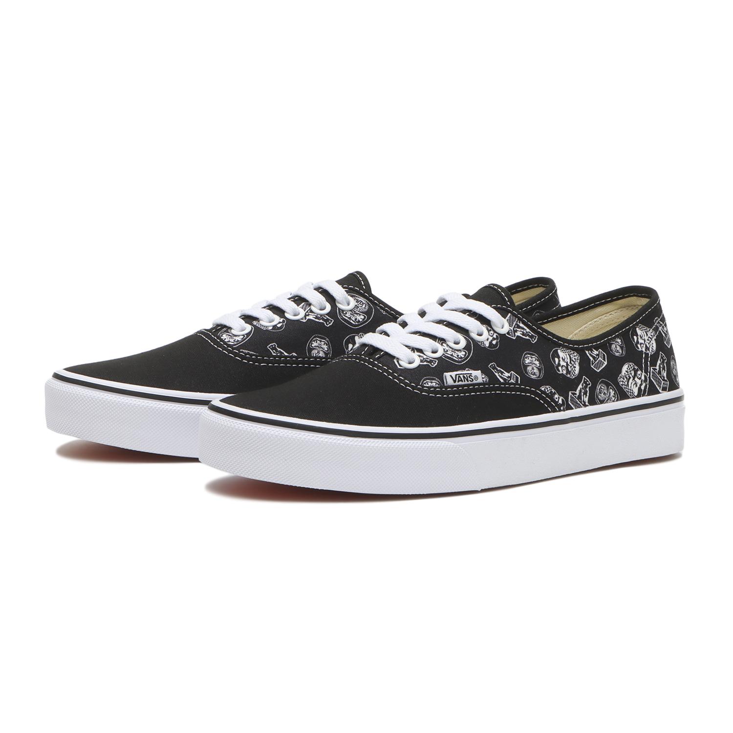 かぁたん様×4 VANS】 ヴァンズ AUTHENTIC オーセンティック V44CF JP.PTN BLACK
