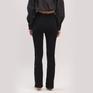  ITZON ITZON Ribbed Bootcut Leggins画像2