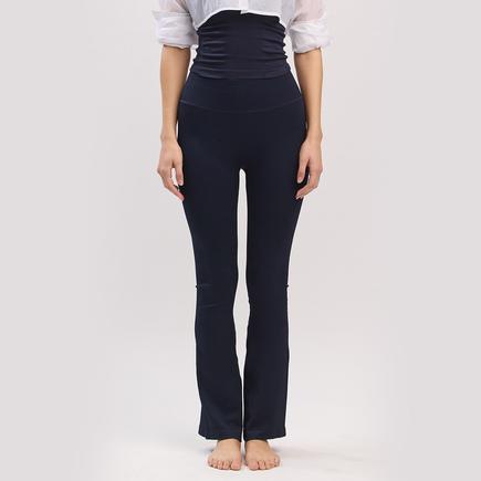 ITZON リブブーツカットレギンス