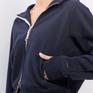  ITZON ITZON Ribbed Block Zip-Up画像3