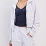  ITZON ITZON Ribbed Block Zip-Up画像3