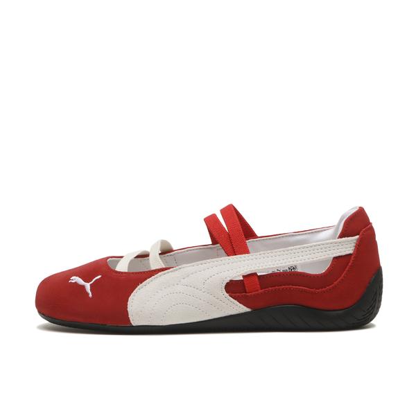 PUMA スピードキャット バレエ スエード ウィメンズ レッド 23cm