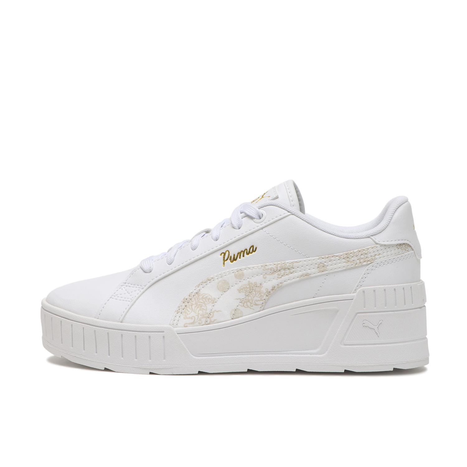 puma 白 スニーカー カルメン L 美品PUMA×SnowMan コラボ カルメン L 23cm 厚底 白スニーカー