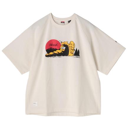 NANGA エコハイブリッド RS オーバーサイズプリントT サン