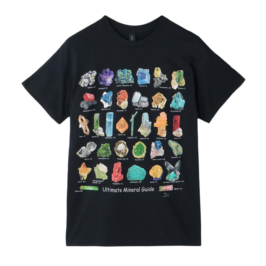  ヴァリアスプリンツ VARIOUS PRINTS Ulitimate Mineral Guide Tee画像1