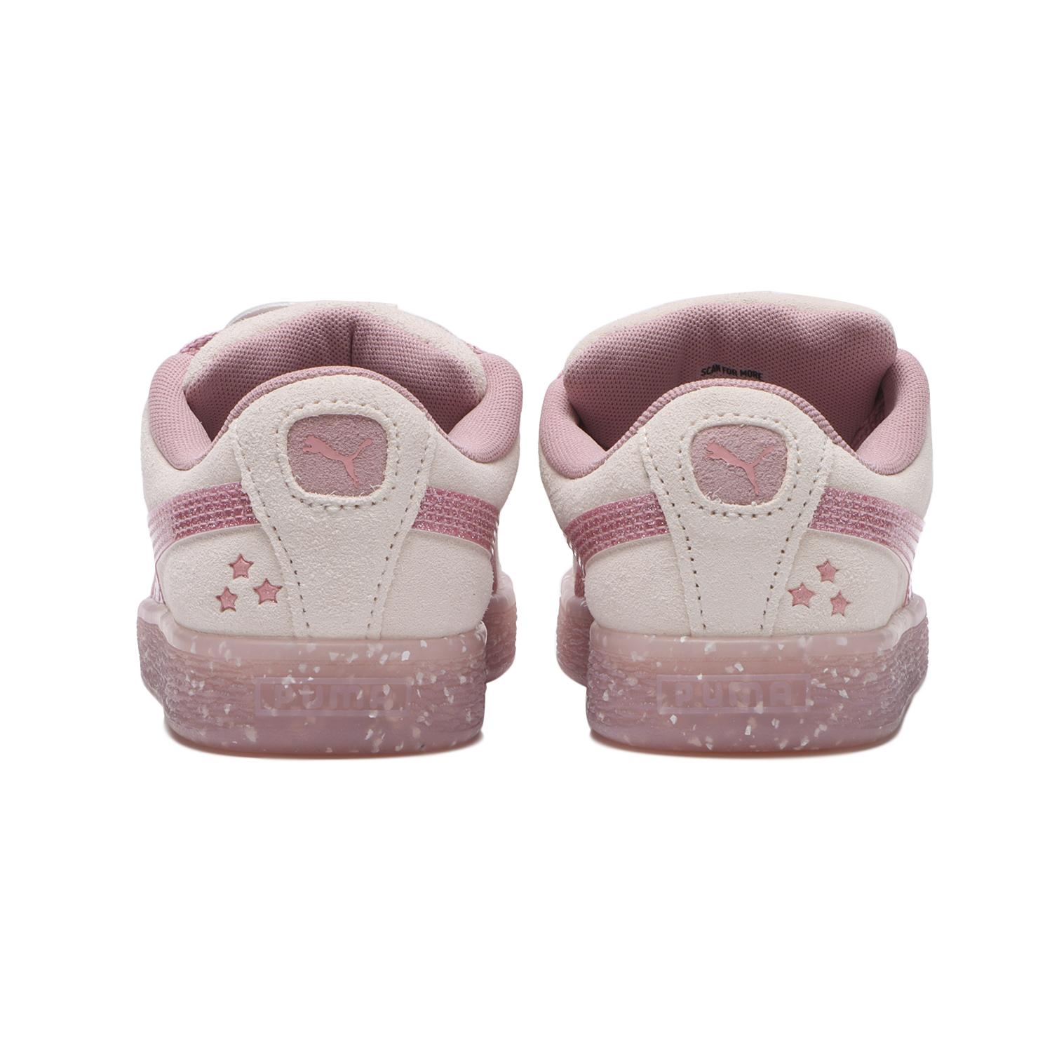 グレー スエード バスケットボールシューズ キッズ 【PUMA】 プーマ 17-21 SUEDE XL HK&FR 2 PS スウェード