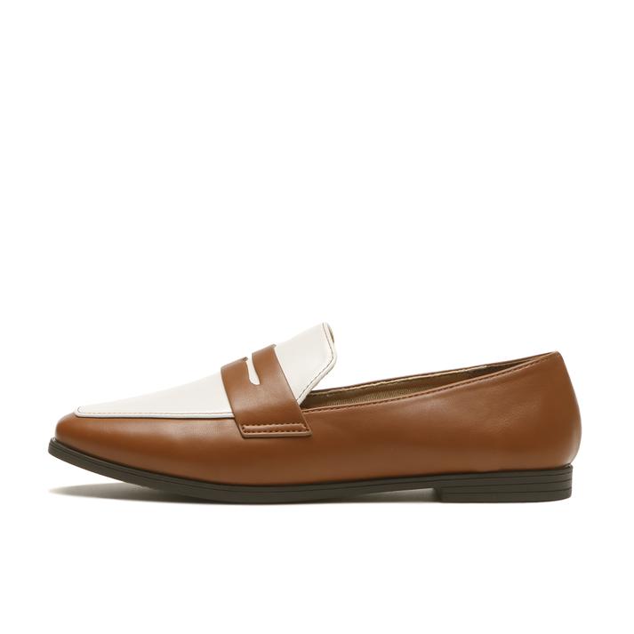 yz fB[X yABC SELECTz G[r[V[ZNg COIN LOAFER WR yJpzRC[t@[ W5067 BROWN/IVORY S(22.5-23cm)