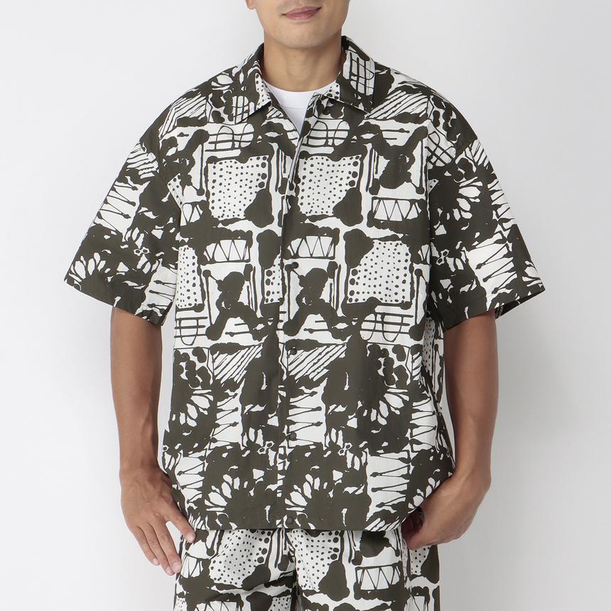 SHELTECH SHELTECH Ryuji Kamiyama Art Snap Shirt OSHMAN