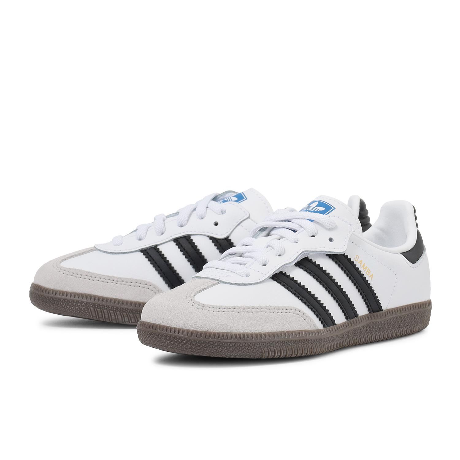 アディダス SAMBA OG キッズ　19cm adidas Children's Samba OG White / Ash Blue - Gum – JD Sports