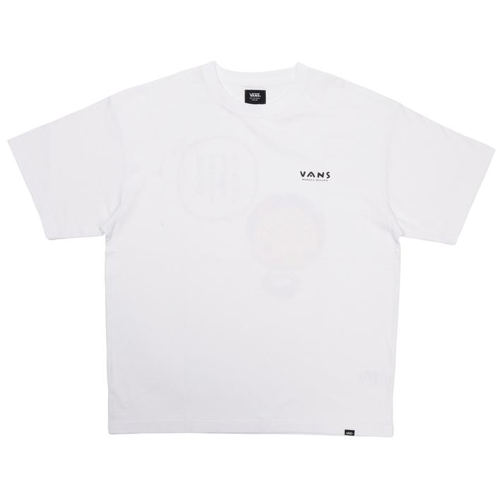 VANS �V���[�g�X���[�u WHITE