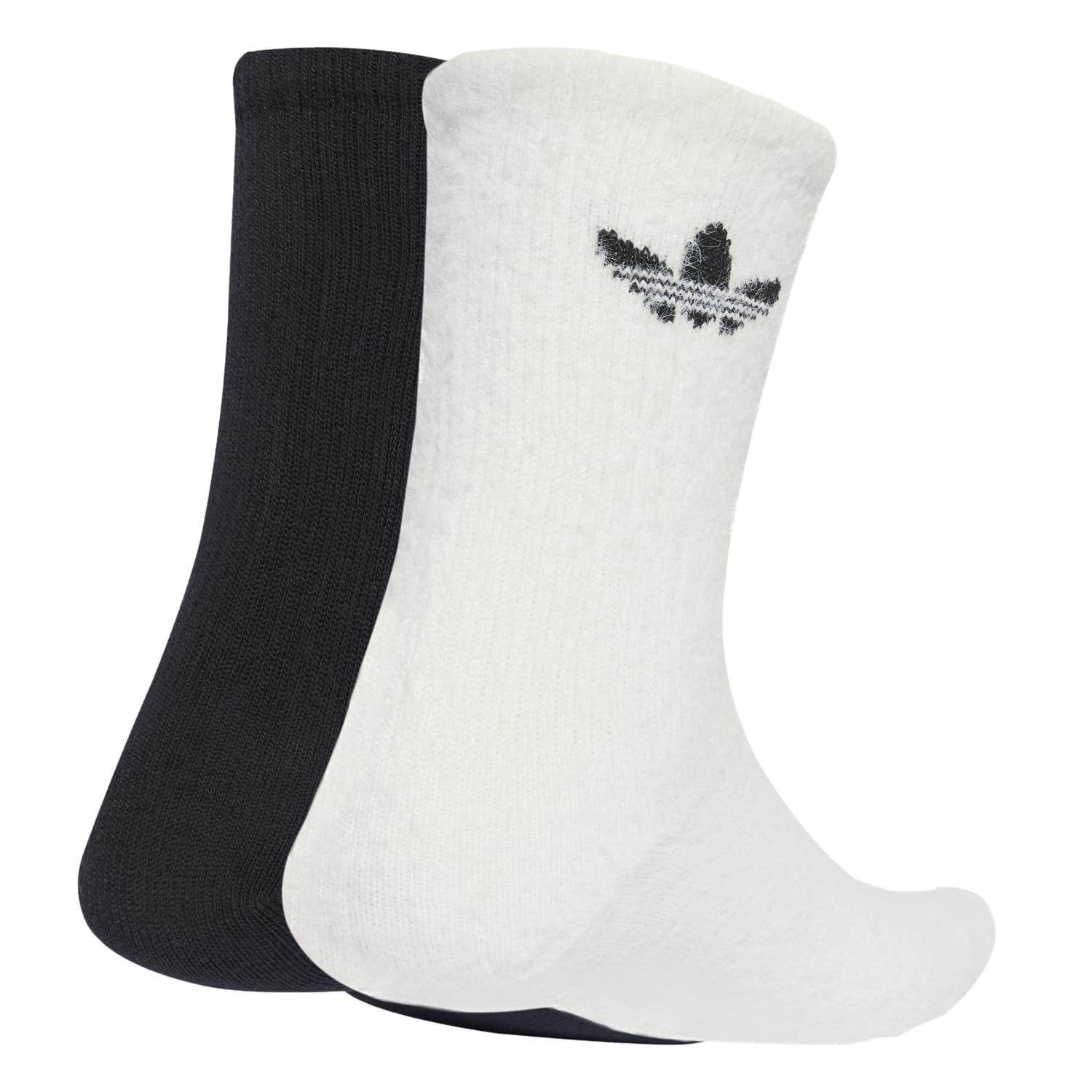 adidas】 アディダス U FLUFFY CR S 2P 2Pソックス JX5217 OFFW/BLAC