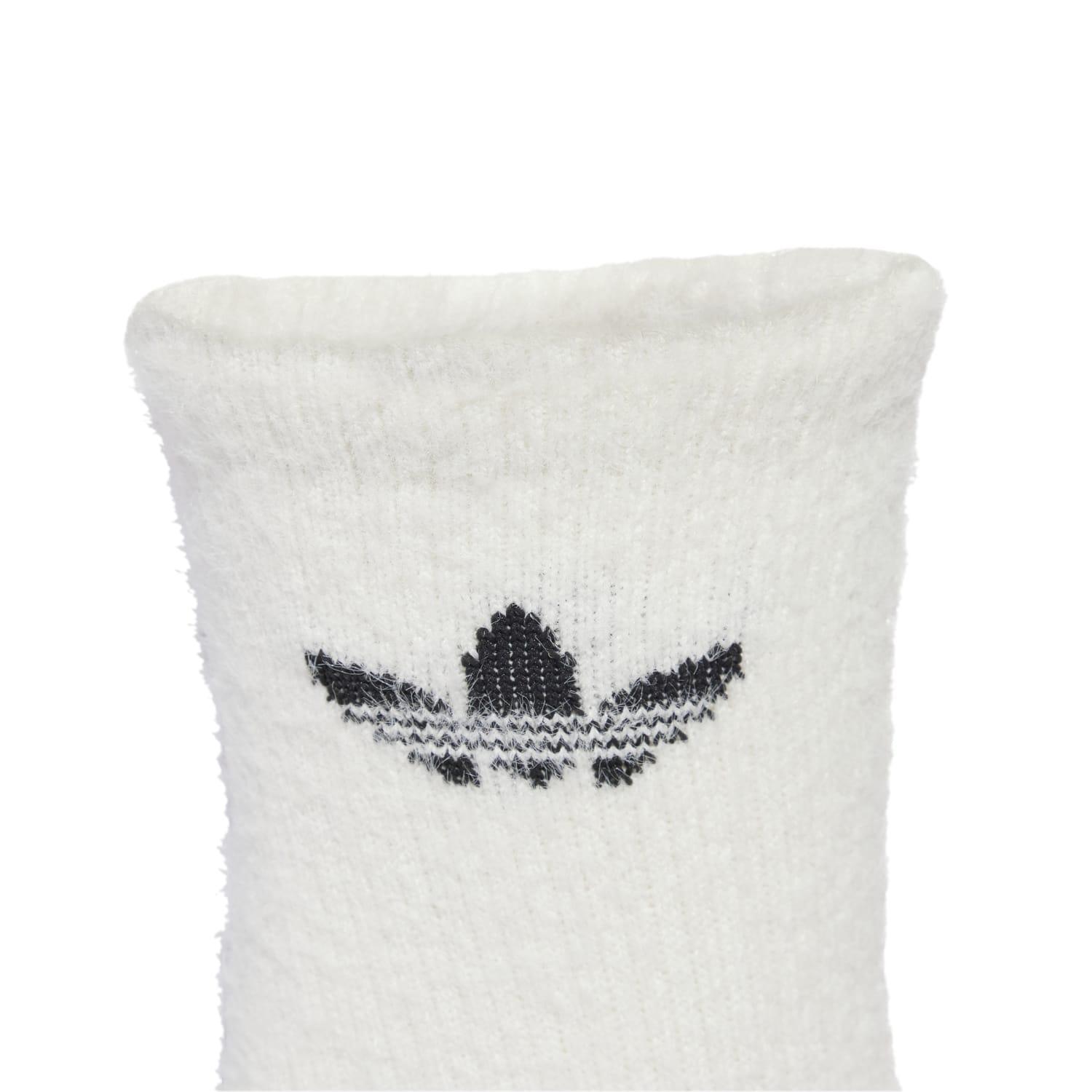 adidas】 アディダス U FLUFFY CR S 2P 2Pソックス JX5217 OFFW/BLAC