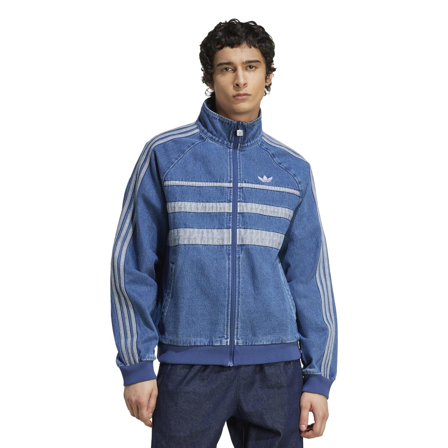 美品 adidas アディダス トラックジャケット ジャージ ブルー 2XL chavarriaニット-トラック