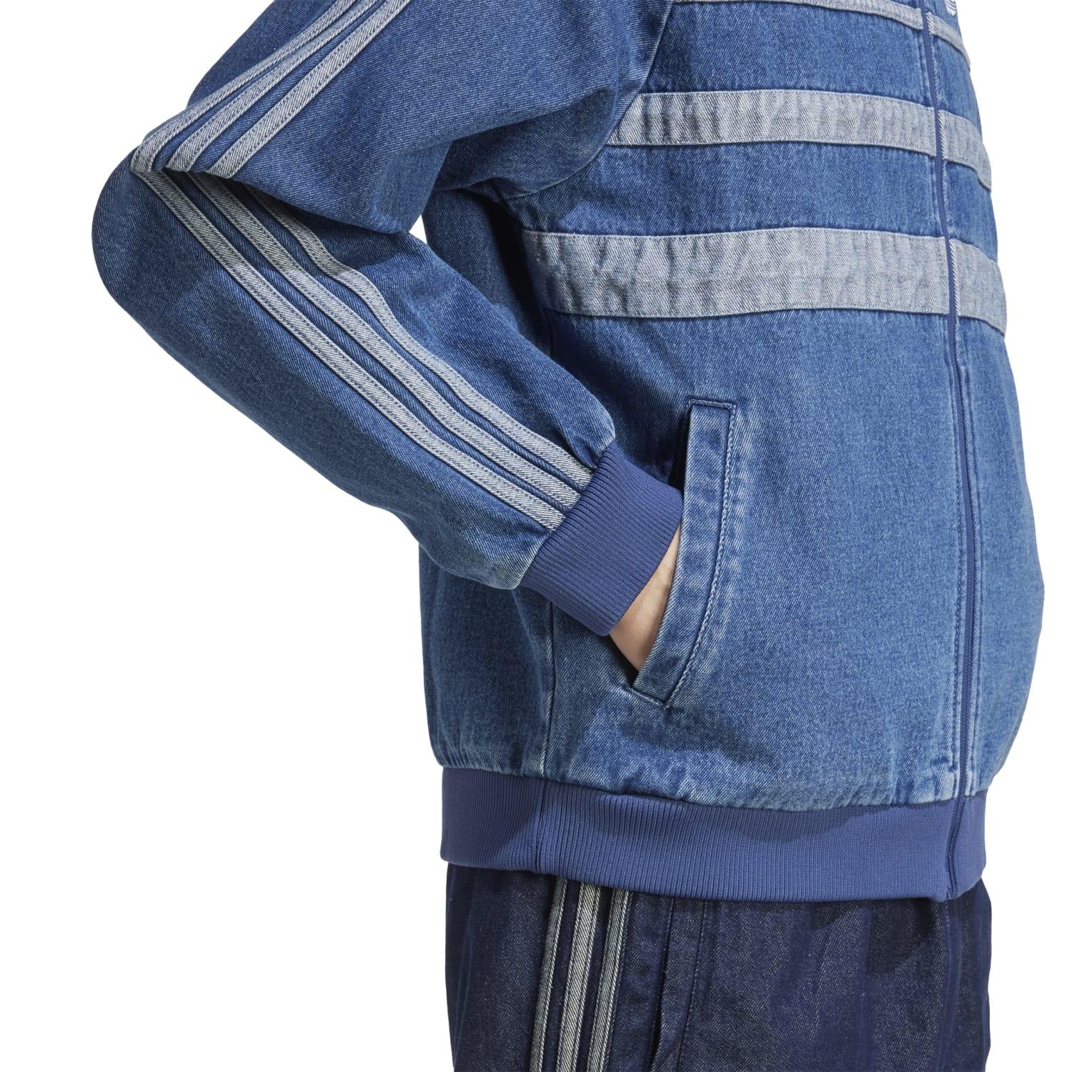 adidas ライトブルー デニムジャケット J/M adidas デニムジャケット gジャン アディカラー ファースト