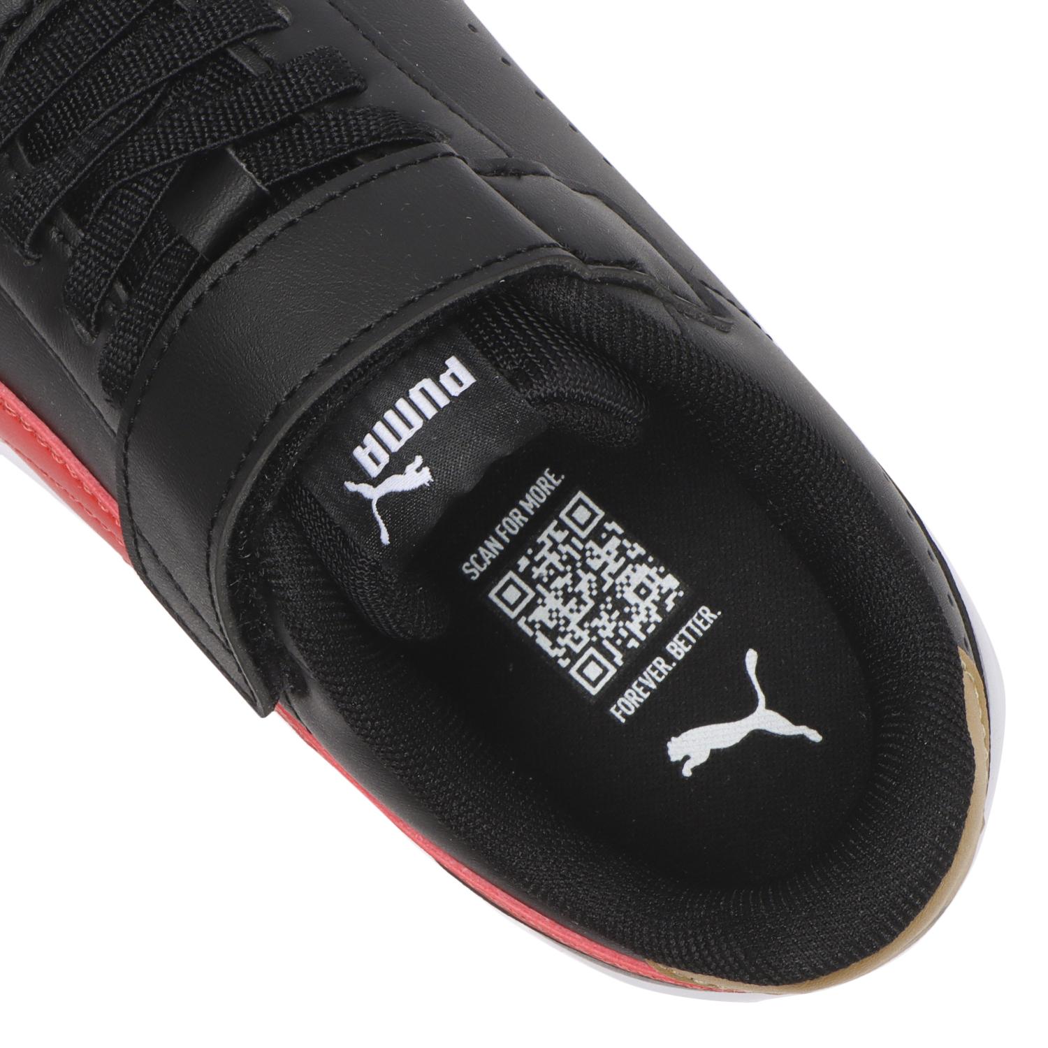 T*N様 Special 50s ブラックシャンブレー RED CAMごま塩 ボ キッズ 【PUMA】 プーマ 17-21 COURTFLEX V3 T2 AC+PS コート