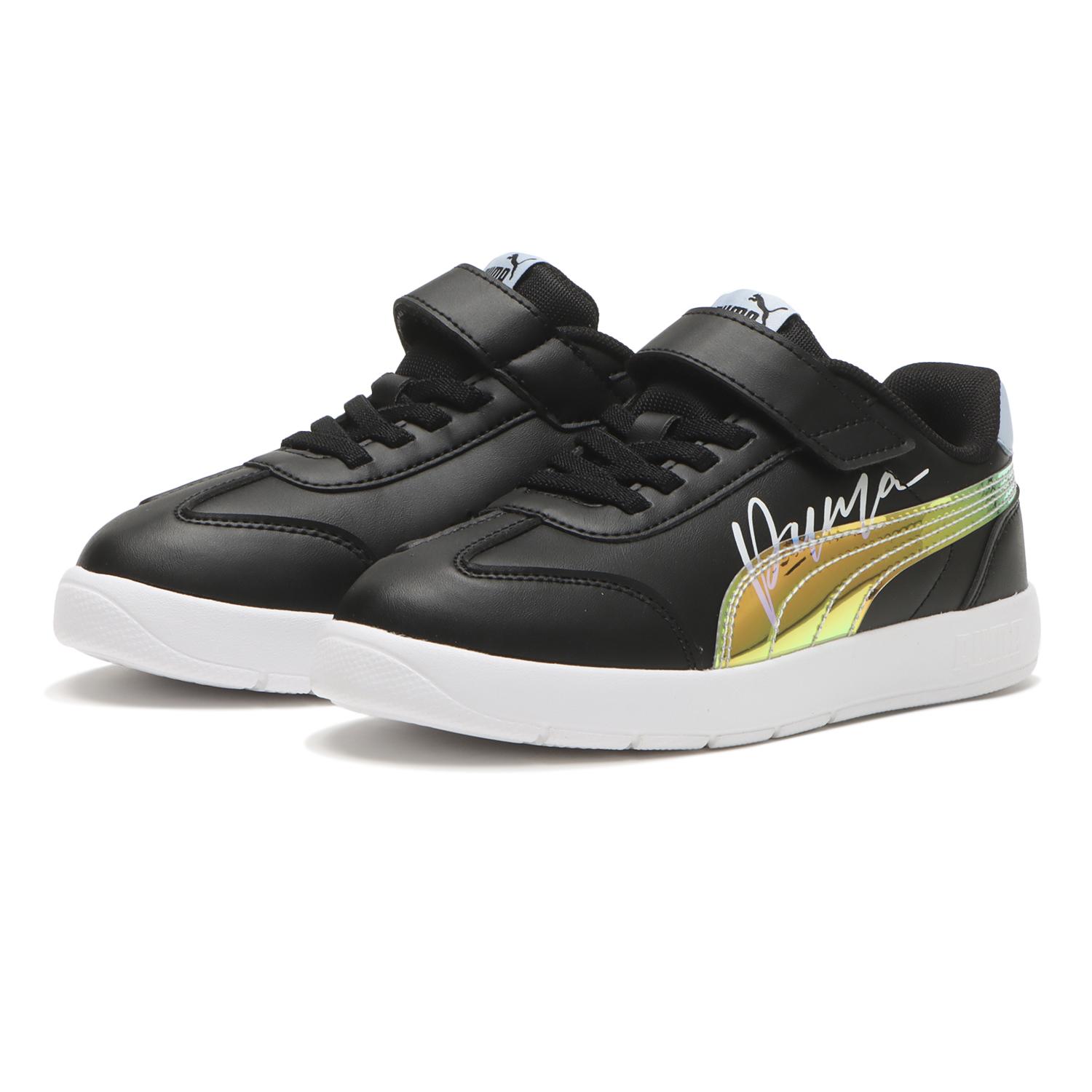 キッズ 【PUMA】 プーマ 17-21 COURTFLEX V3 T2M AC+PS コート