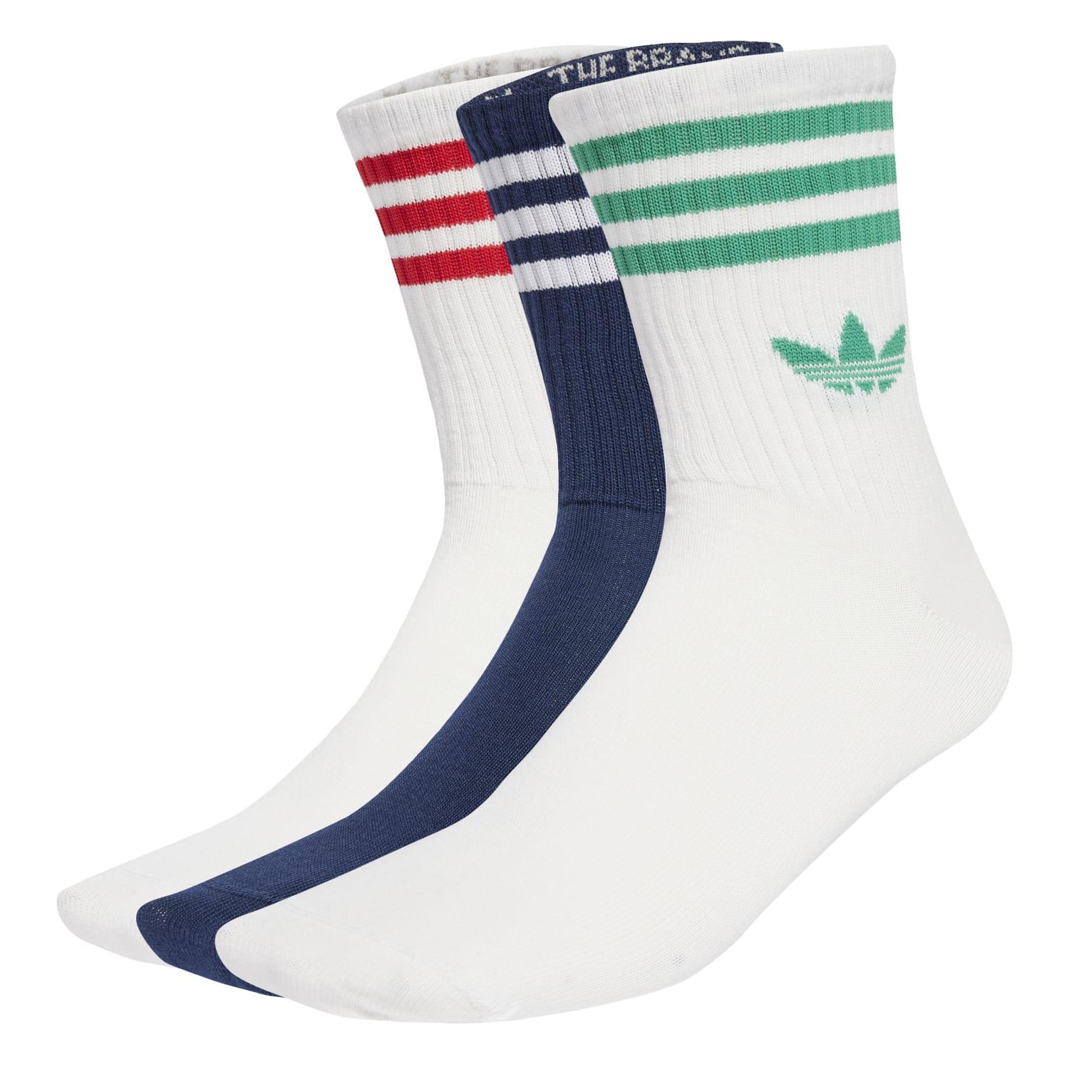 レディース  アディダス ソックスとタイガーカバーソックス アディダス（adidas）（レディース）クッション クルーソックス