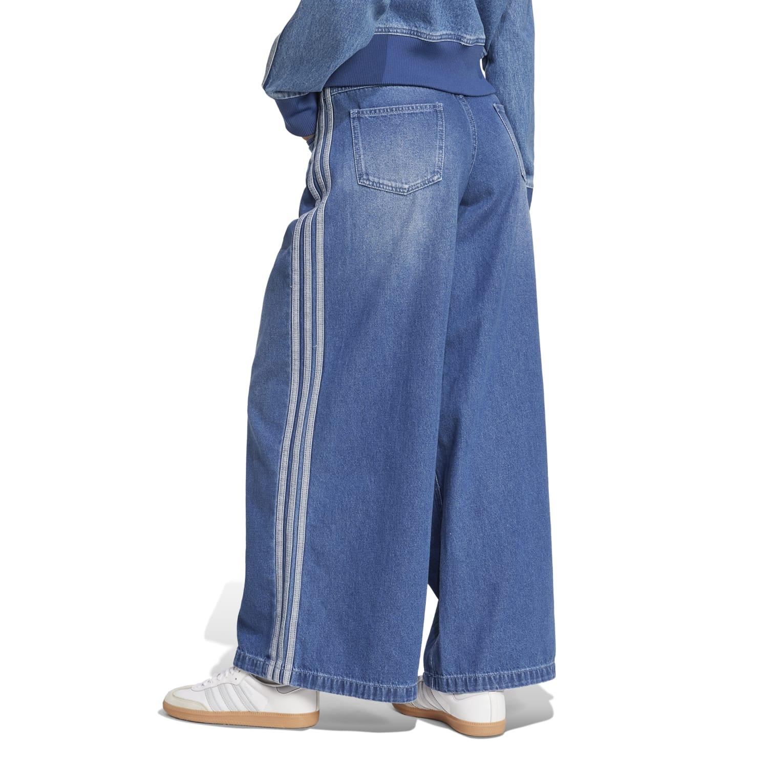 レディース 【adidas】 アディダス W DENIM WIDE PANT ロング