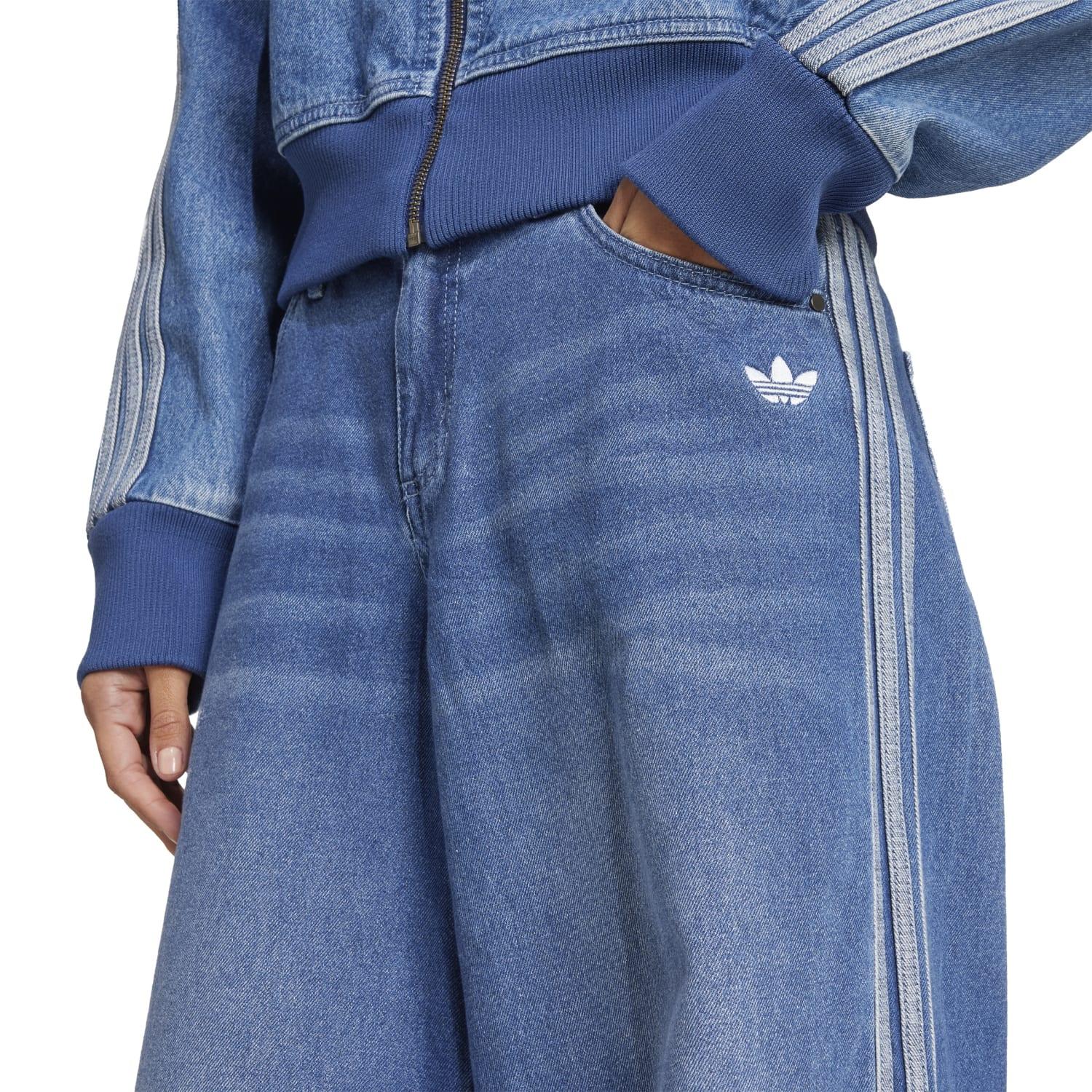 レディース 【adidas】 アディダス W DENIM WIDE PANT ロング
