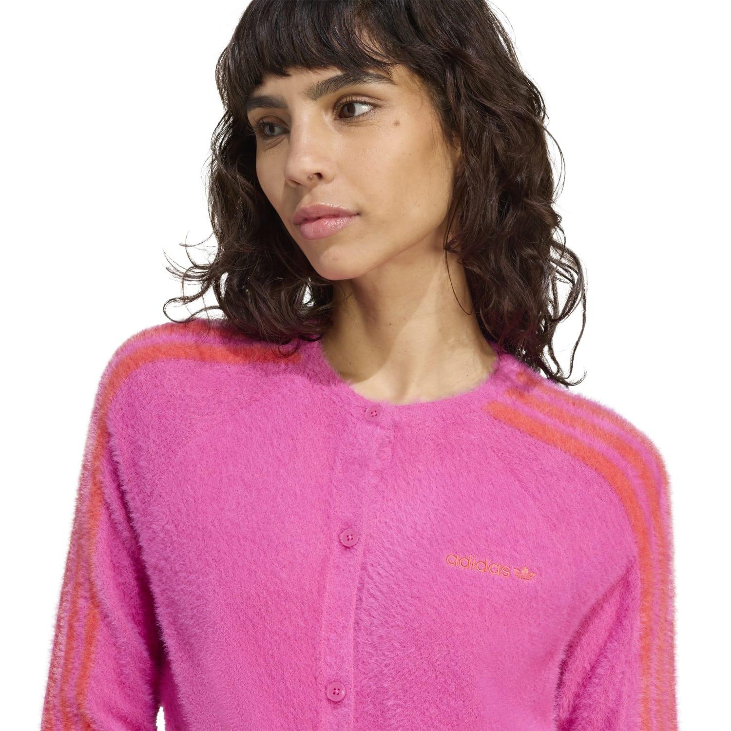 レディース 【adidas】 アディダス W FLUFFY CARDIGAN ロングスリーブ