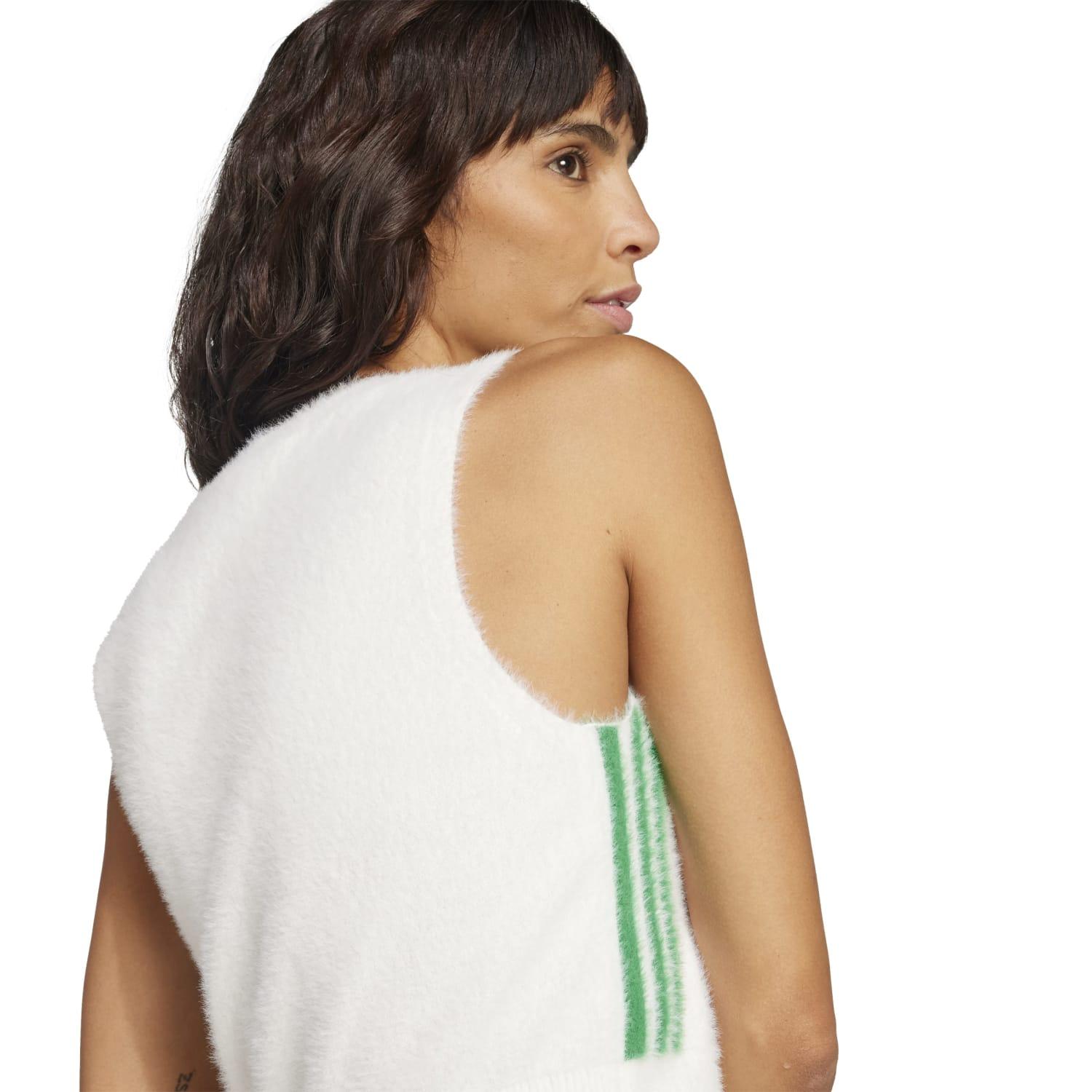 タンクトップ ノースリーブ ADIDAS ウェア アディダス W FLUFFY VEST ショートスリーブ JW3650 OFFWHITE レディース レディース 【adidas】 アディダス W FLUFFY VEST ショート