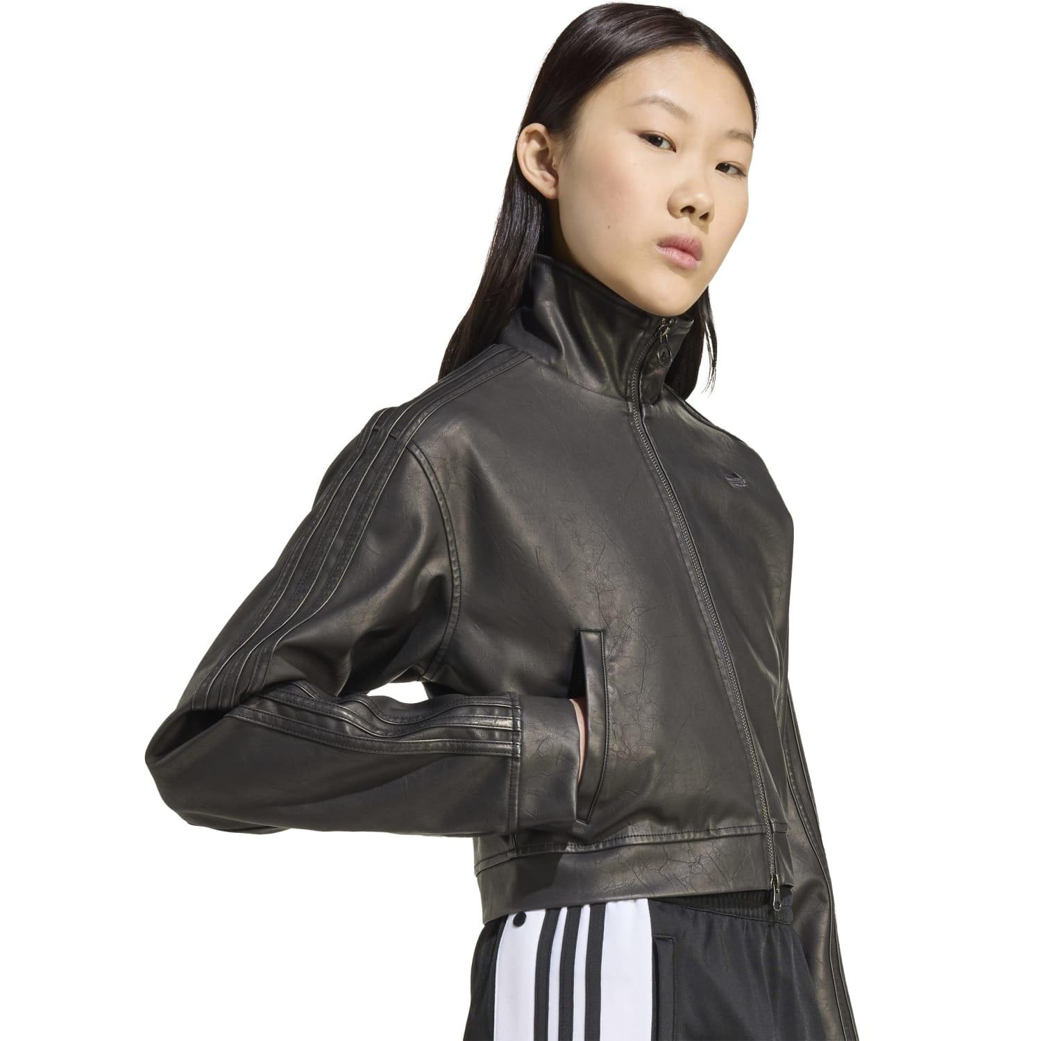 レディース 【adidas】 アディダス W PLEATHER TT アウター JW7291